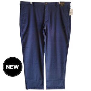 44x29 Blue Chinos Jos A Bank Cotton Reserve Pants Navy Flat Front New Nwt Khakis